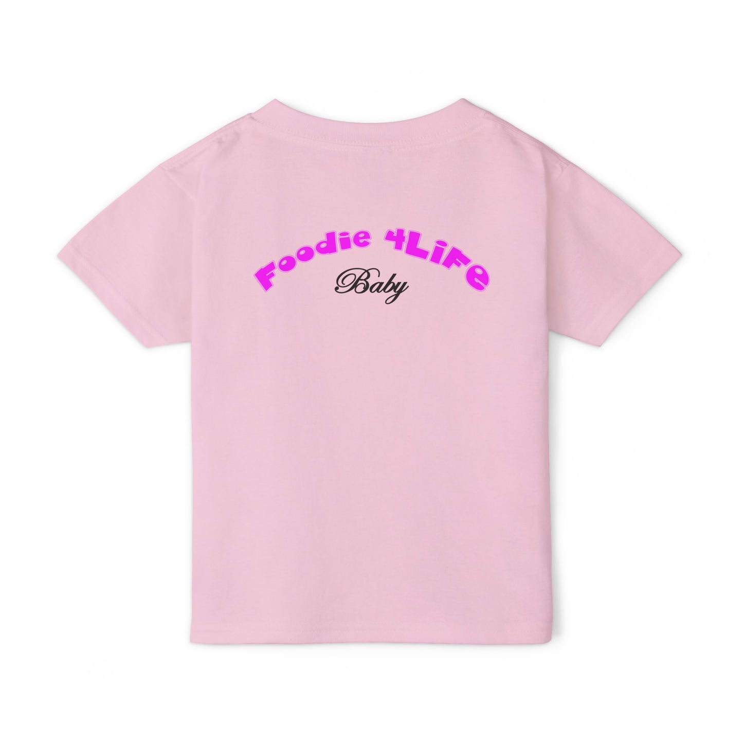 L.O.E.F Foodie 4Life Baby Tee Shirt (Fuchsia)