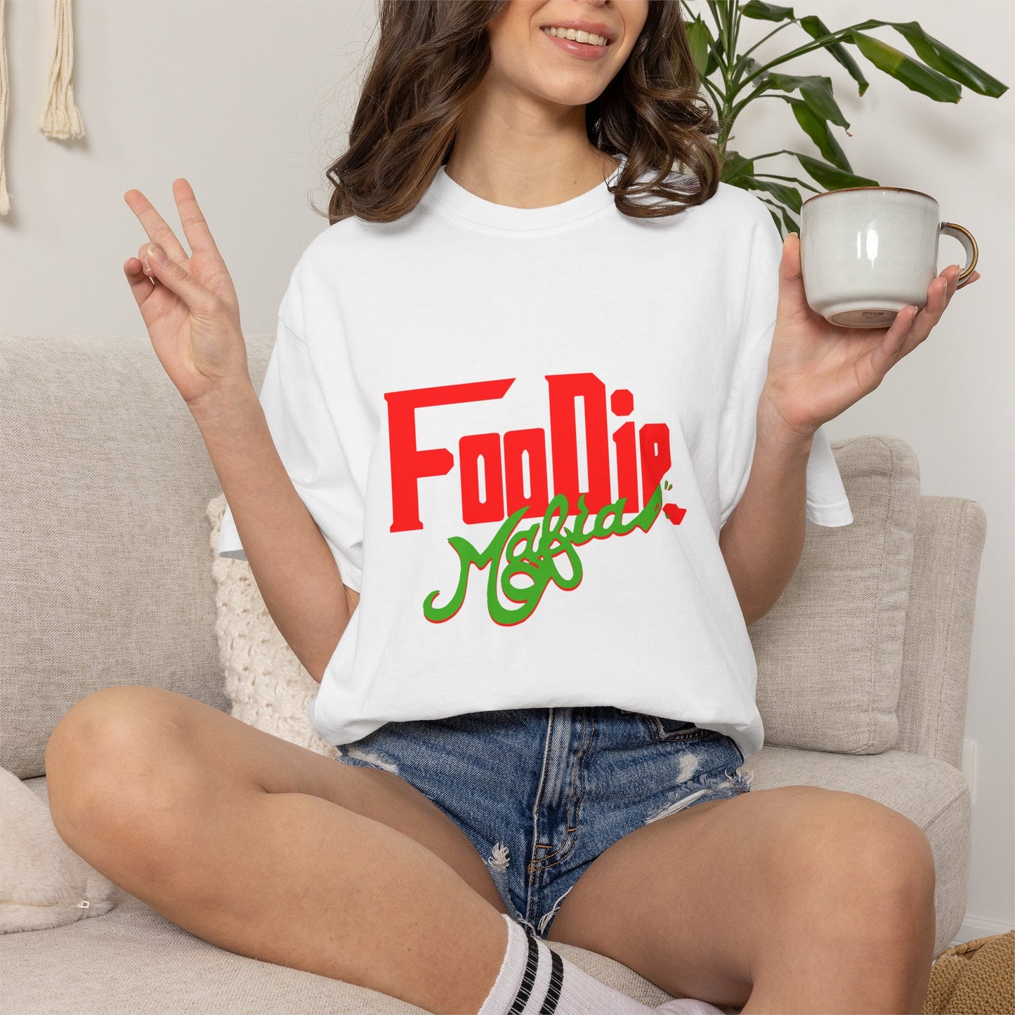 L.O.E.F Red Foodie Mafia Unisex Tee Shirt (Kelly Green)