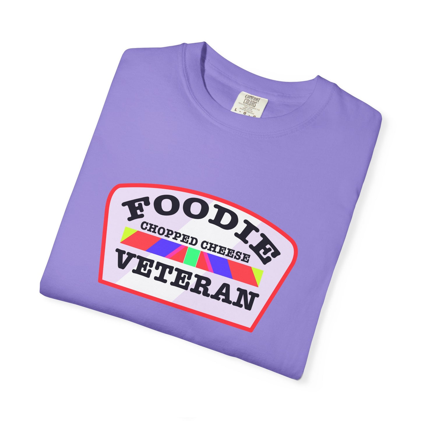 L.O.E.F Foodie Veteran Chopped Cheese Unisex Tee Shirt (Soft Pink)