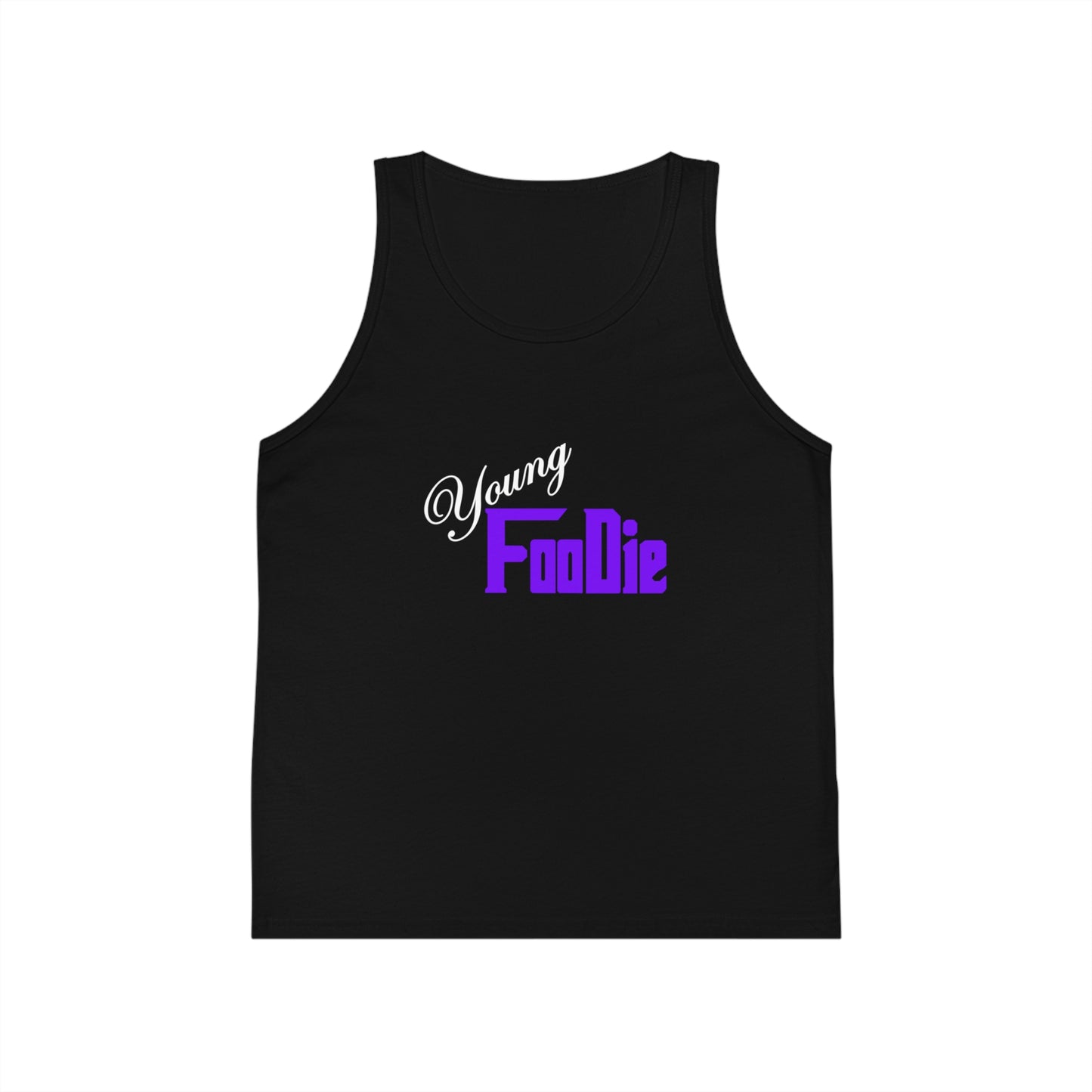 L.O.E.F White Young Foodie Kid Tank Top (Violet)