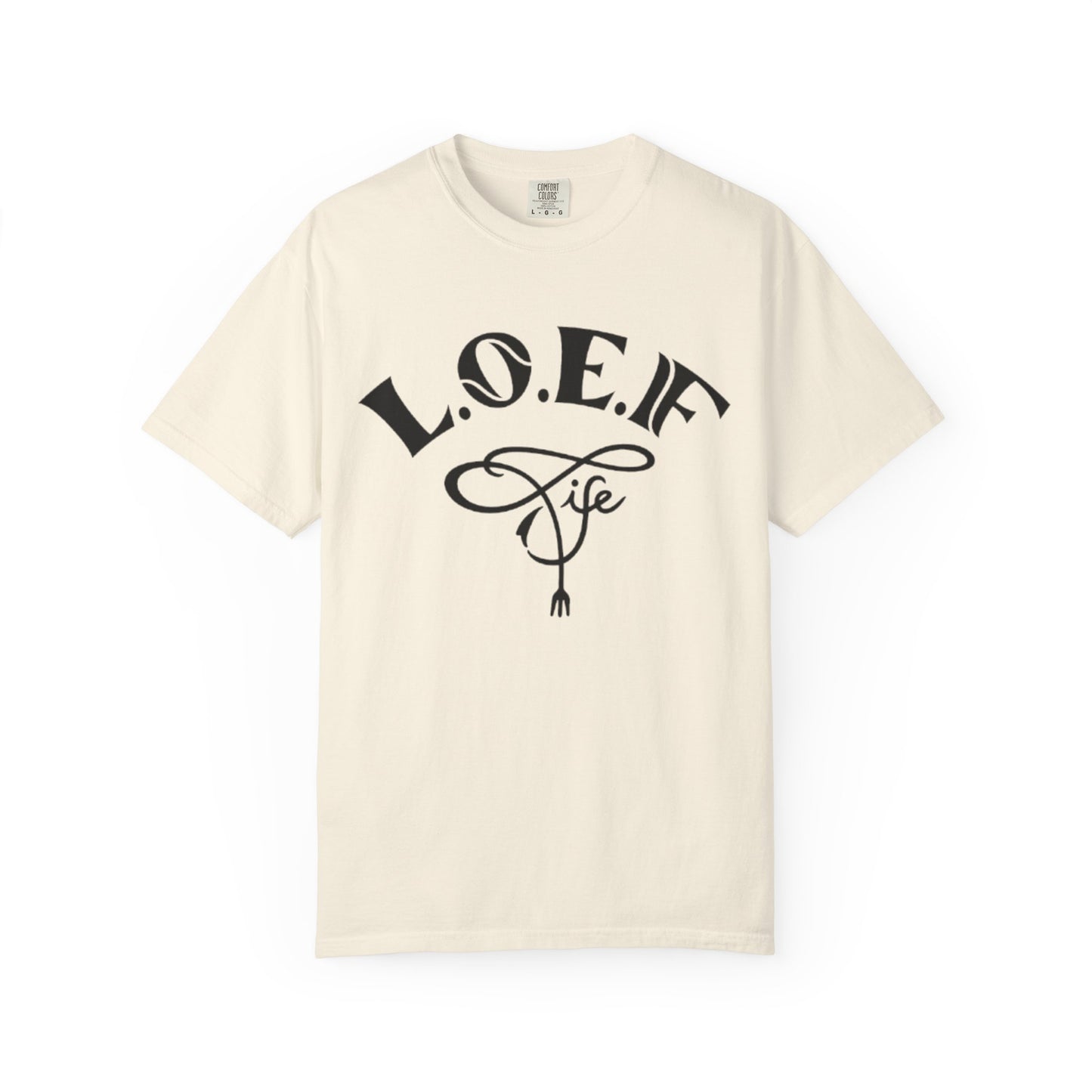 L.O.E.F Life Unisex Tee Shirt (Black)