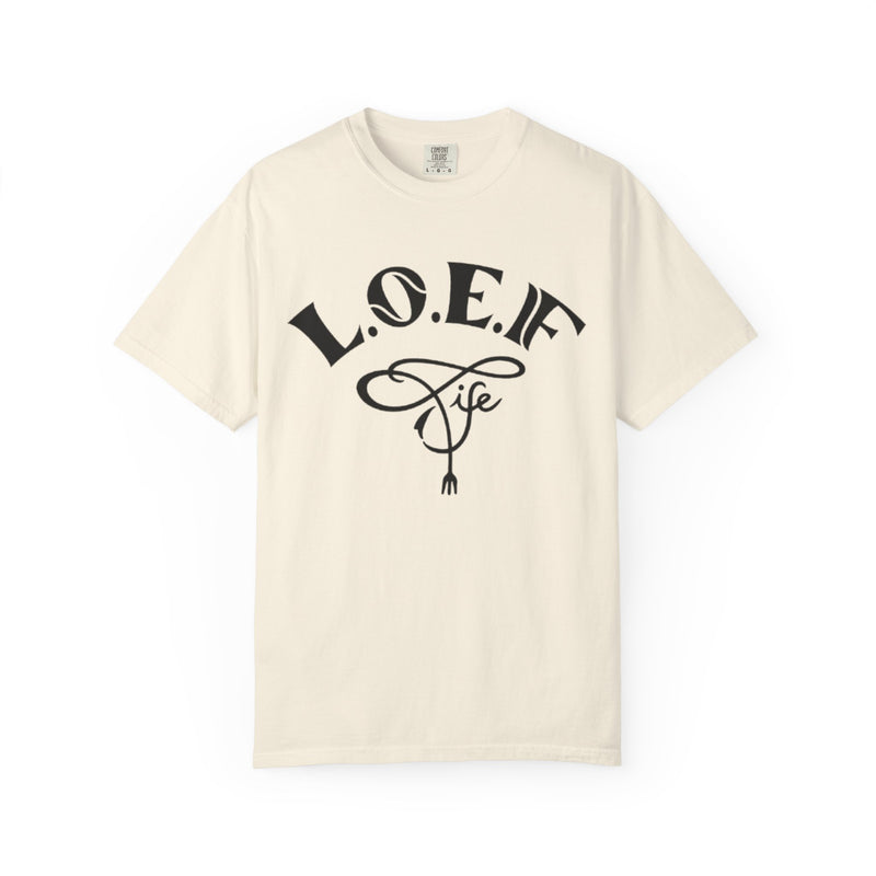 L.O.E.F Life Unisex Tee Shirt (Black)