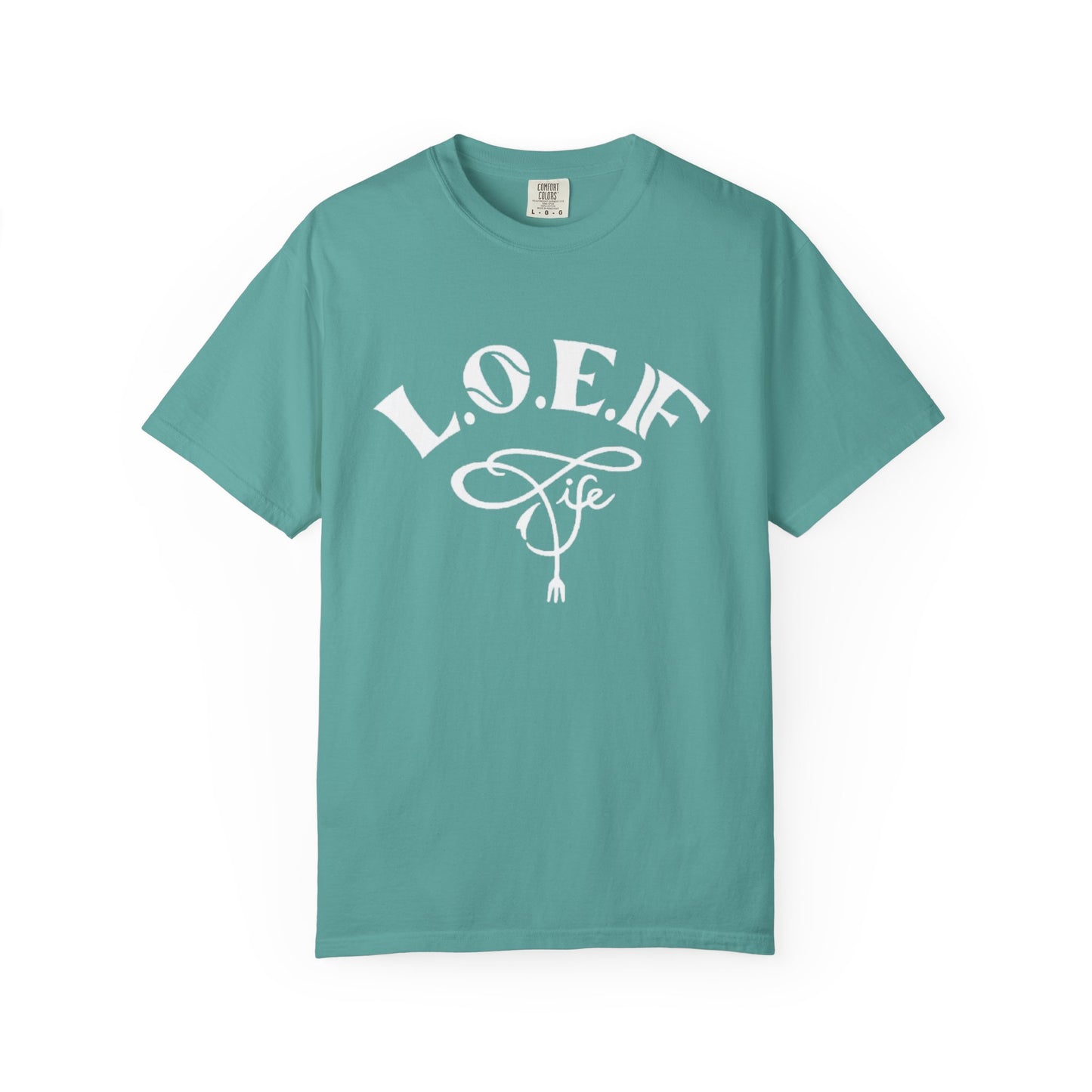 L.O.E.F Life Unisex Tee Shirt (White)