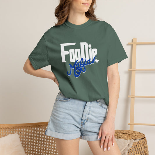 L.O.E.F Foodie Mafia Unisex Tee Shirt  (Dark Blue)