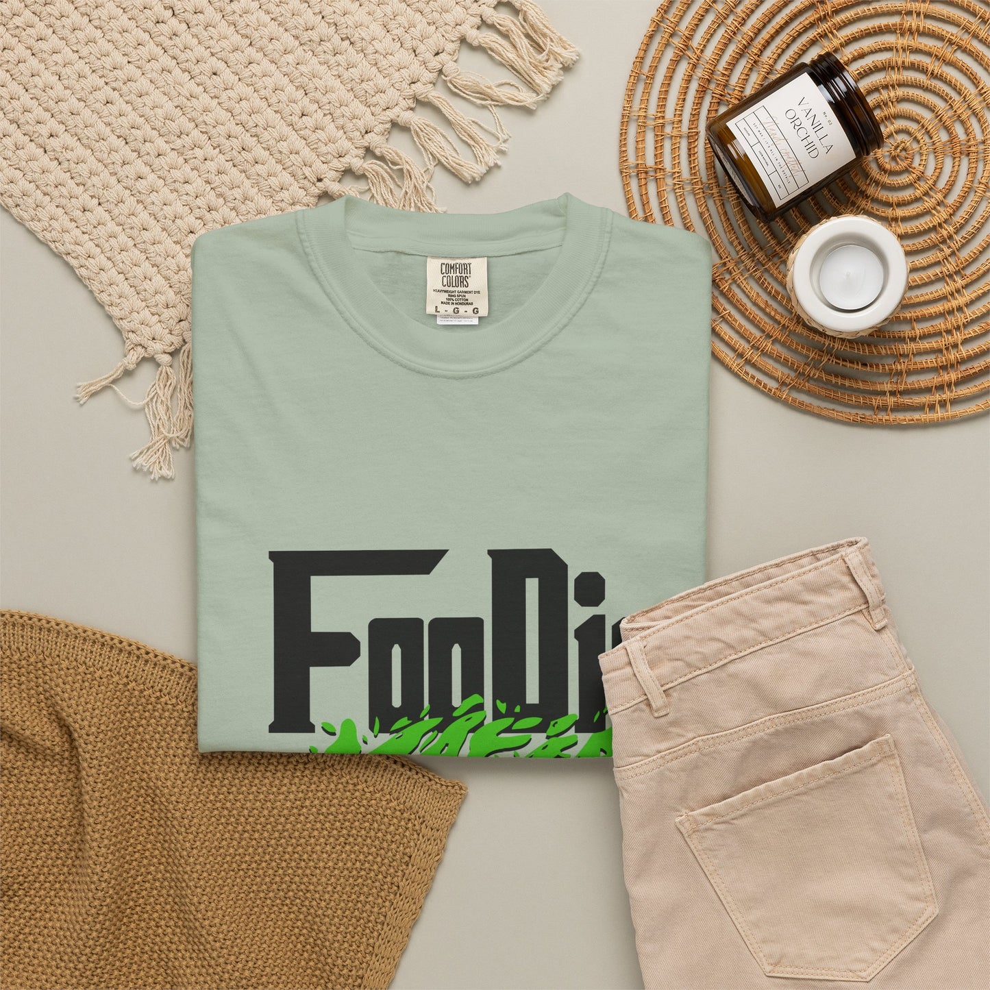 L.O.E.F Foodie Mafia Tee Shirt (Kelly Green)