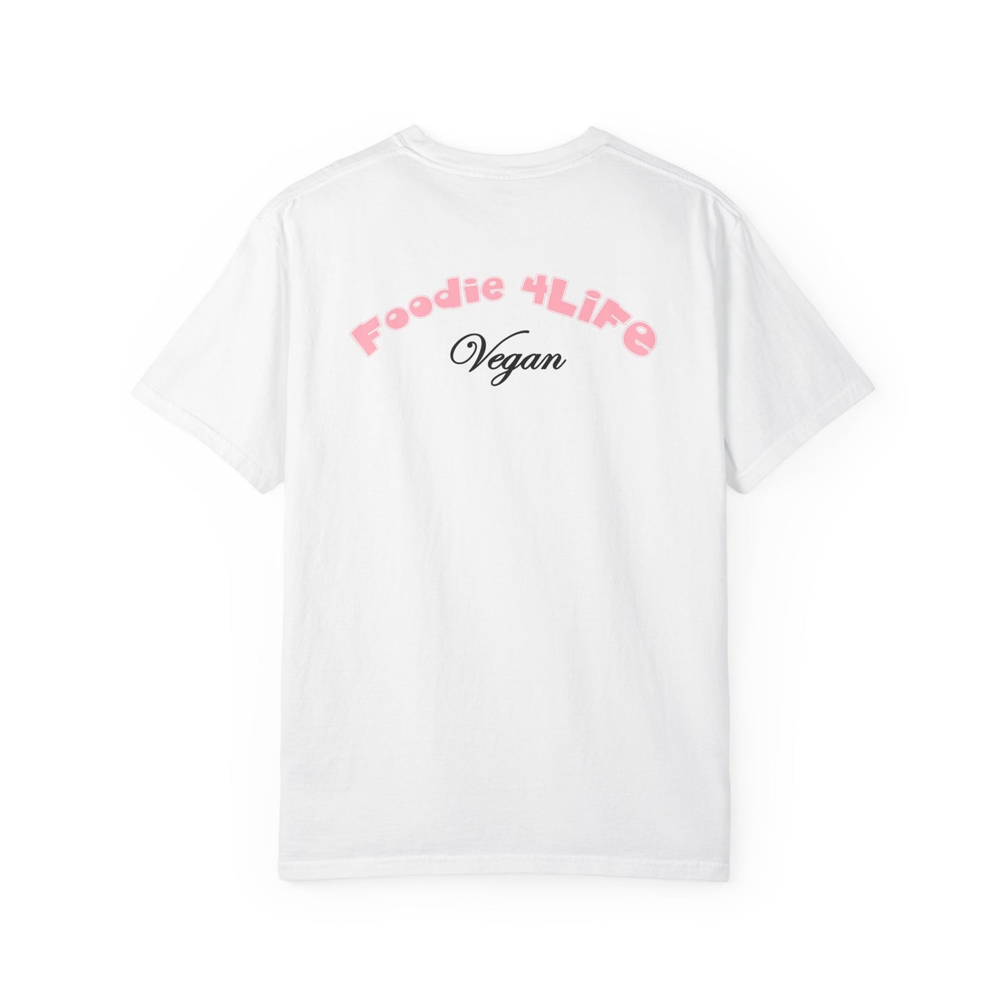 L.O.E.F Foodie 4Life Vegan Unisex Tee Shirt (Soft Pink)