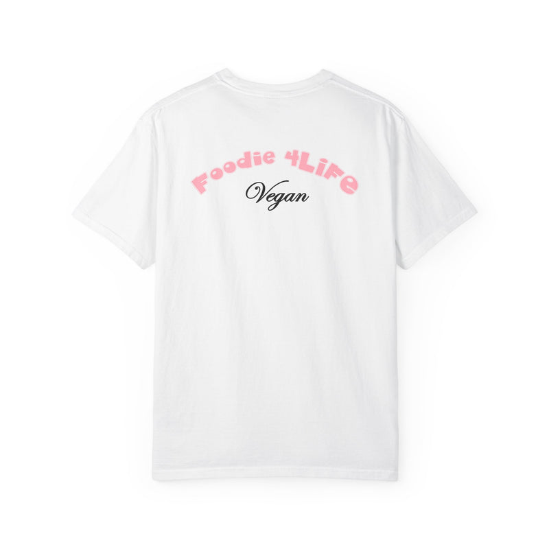 L.O.E.F Foodie 4Life Vegan Unisex Tee Shirt (Soft Pink)
