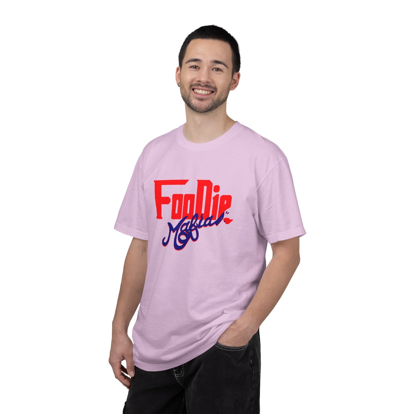 L.O.E.F Red Foodie Mafia Unisex Tee shirt (Dark Blue)