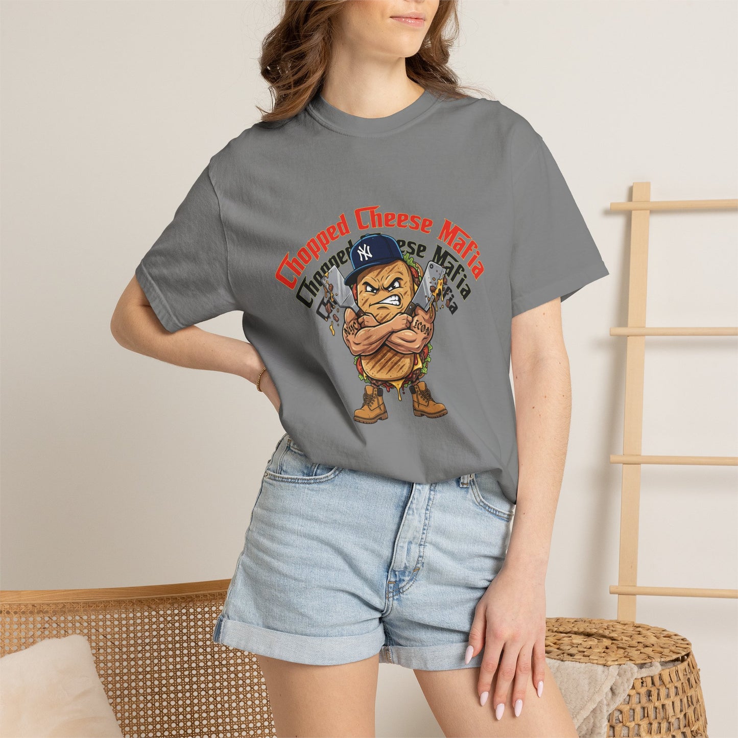 L.O.E.F Chopped Cheese Mafia Unisex Tee Shirt