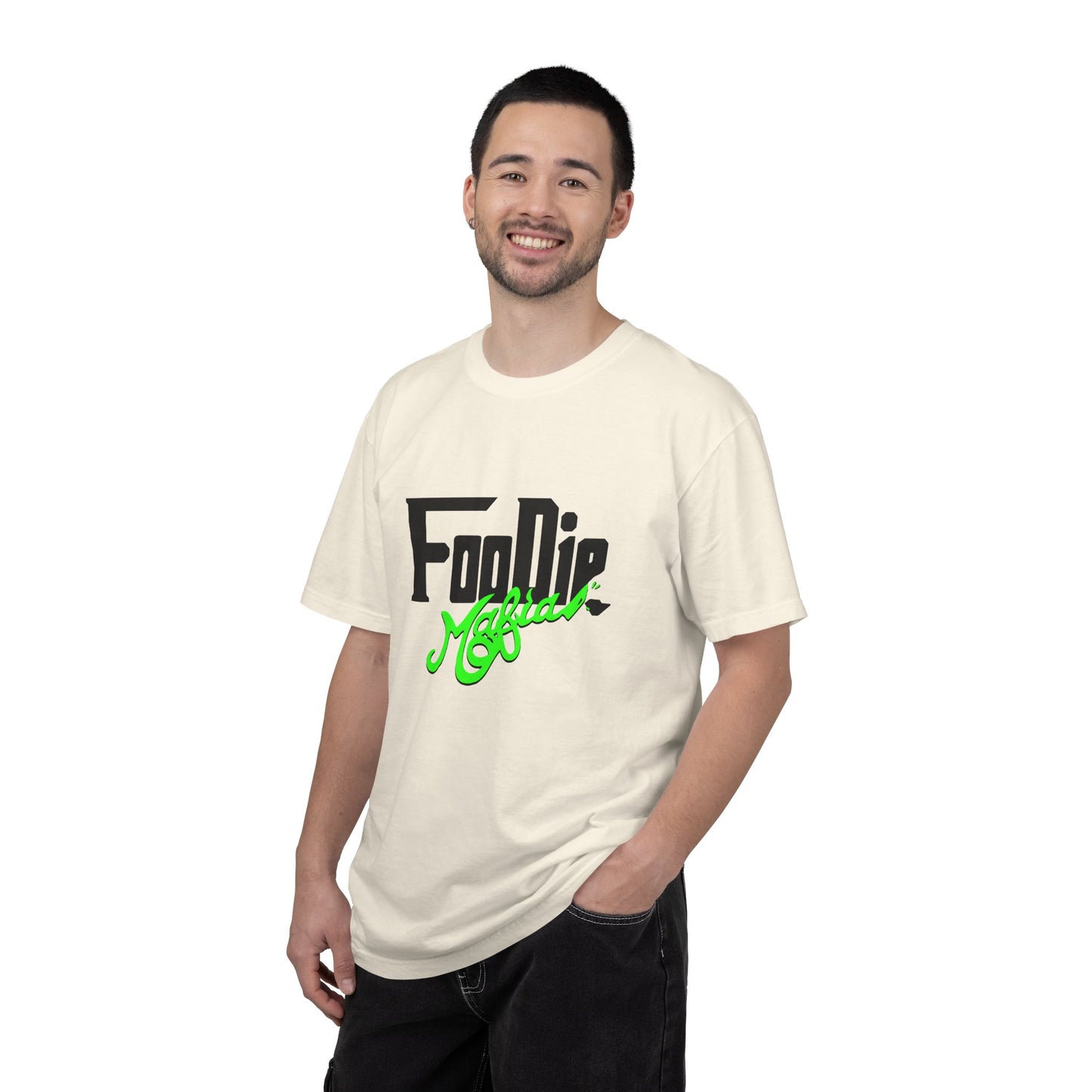 L.O.E.F Foodie Mafia Unisex Tee Shirt (Neon Green)