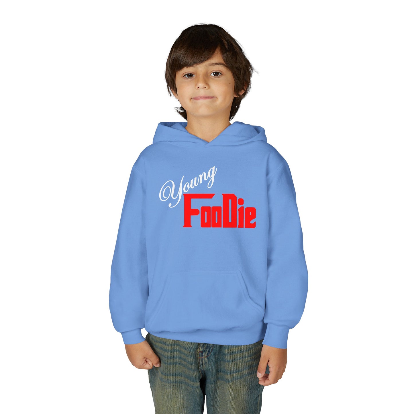 L.O.E.F Young Foodie Youth Hooded Sweatshirt (Fiery Red)