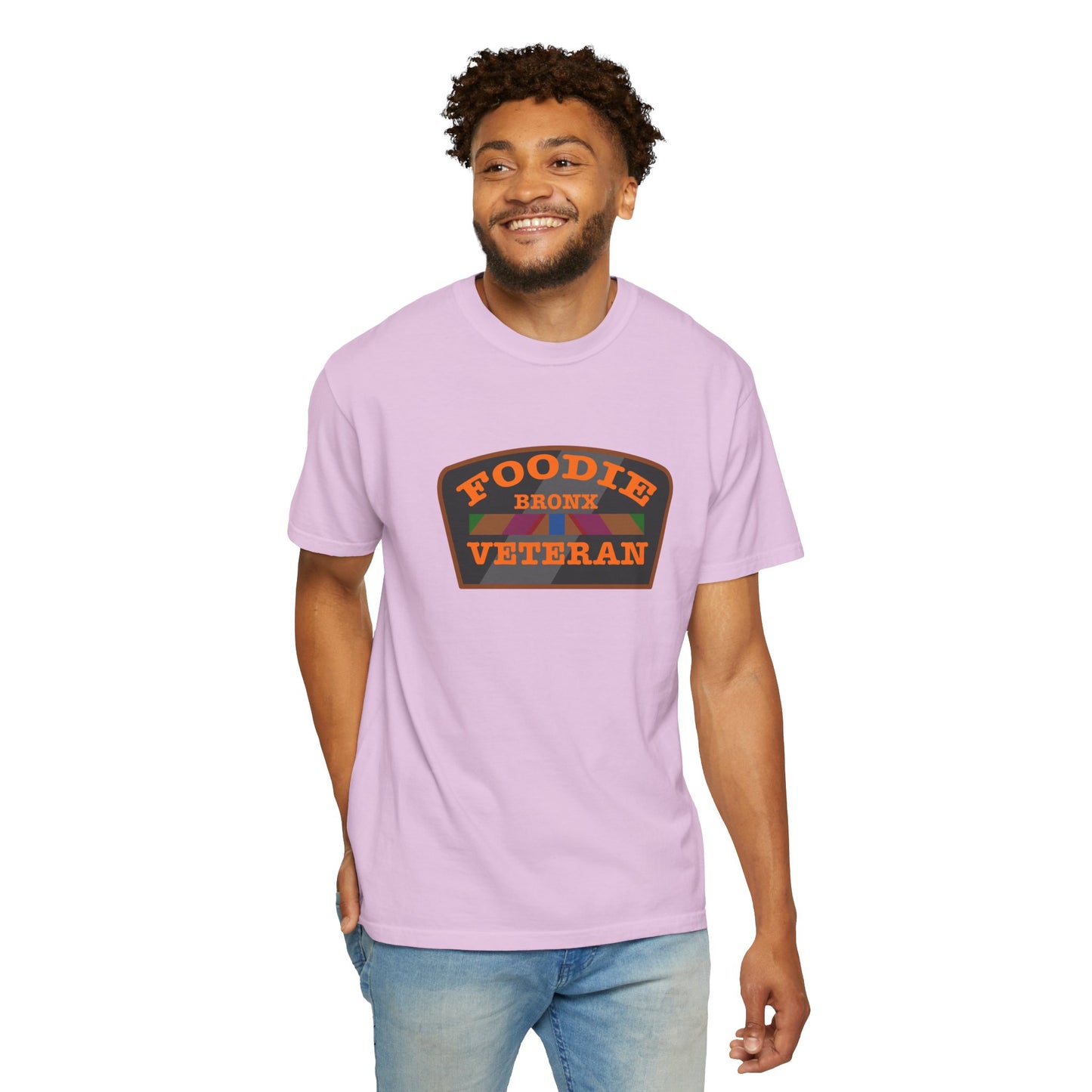 L.O.E.F Foodie Veteran Bronx Unisex Tee Shirt (Orange)