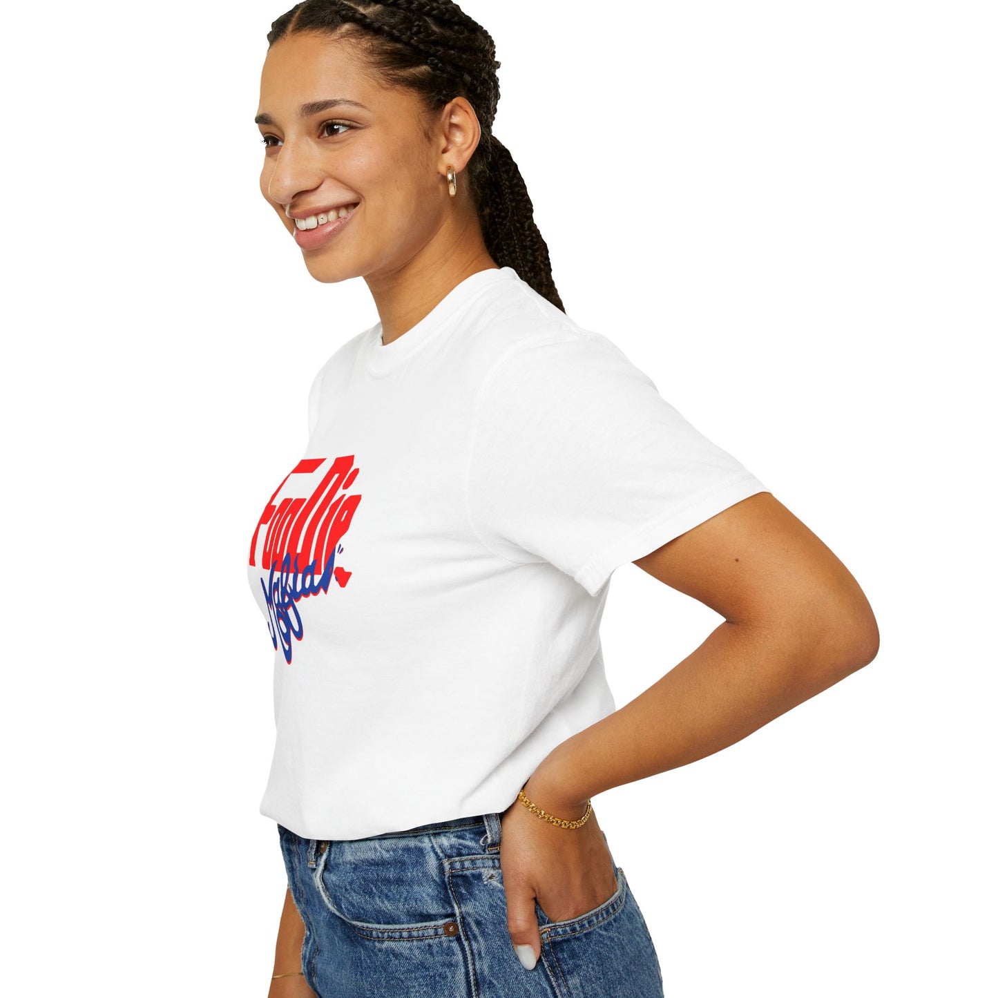 L.O.E.F Red Foodie Mafia Unisex Tee shirt (Cobalt Blue)