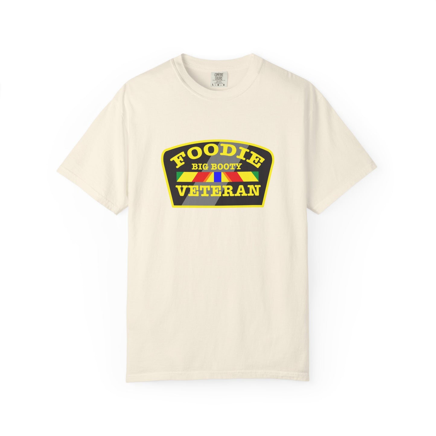 L.O.E.F Foodie Veteran BIG BOOTY Unisex Tee Shirt (Yellow)