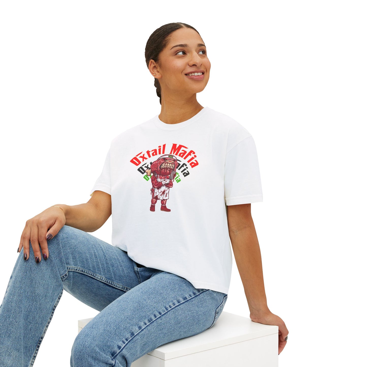 L.O.E.F Oxtail Mafia Boxy Tee
