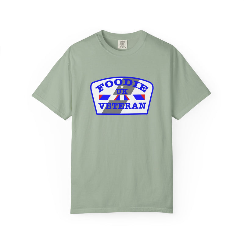 L.O.E.F Foodie Veteran UK Unisex Tee Shirt (Blue)