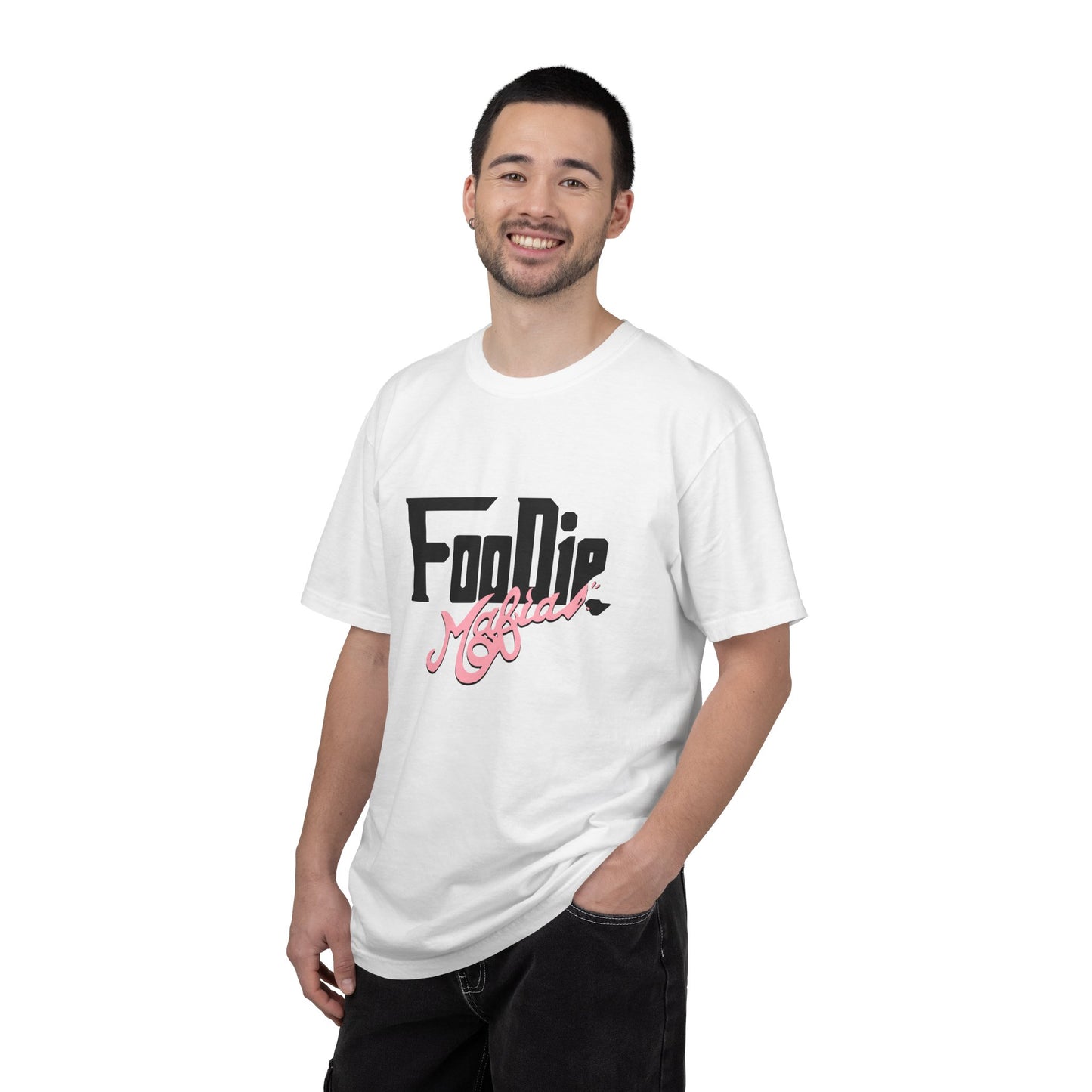 L.O.E.F Foodie Mafia Unisex Tee shirt (Soft Pink)