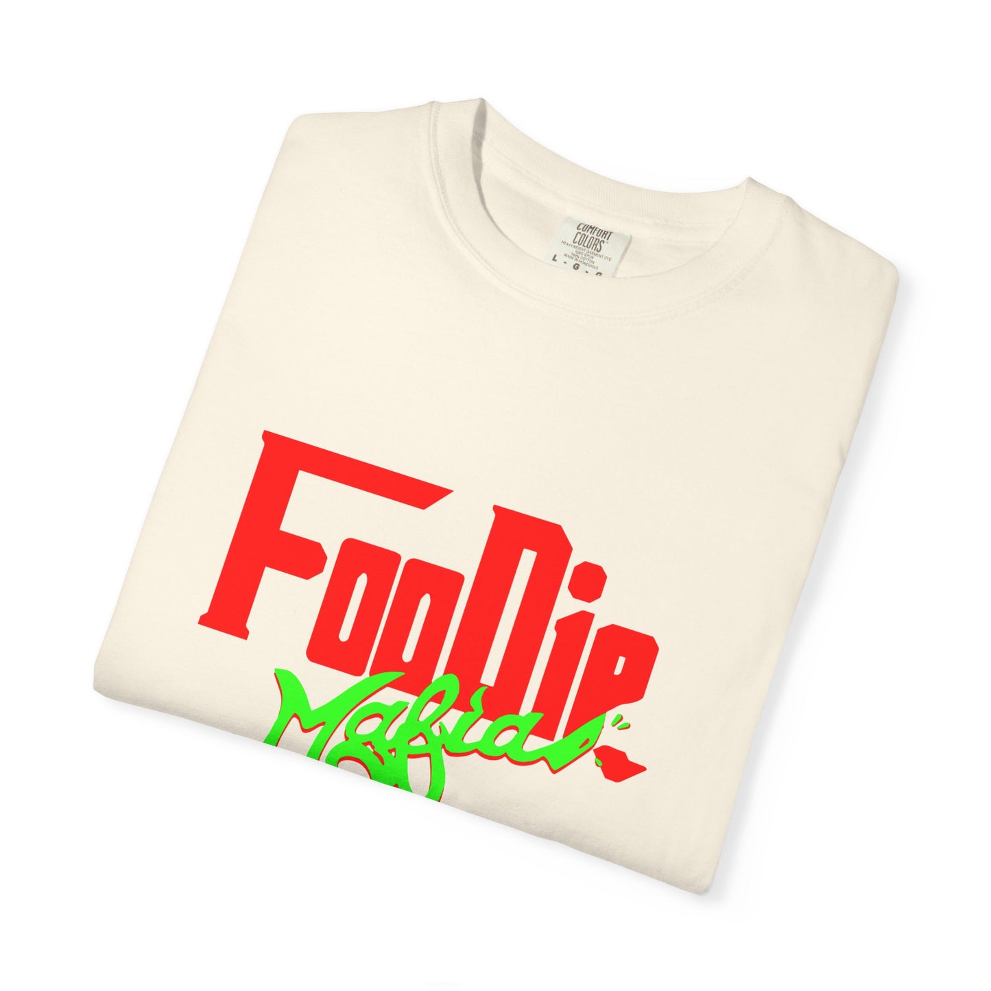 L.O.E.F Red Foodie Mafia Unisex Tee Shirt (Neon Green)