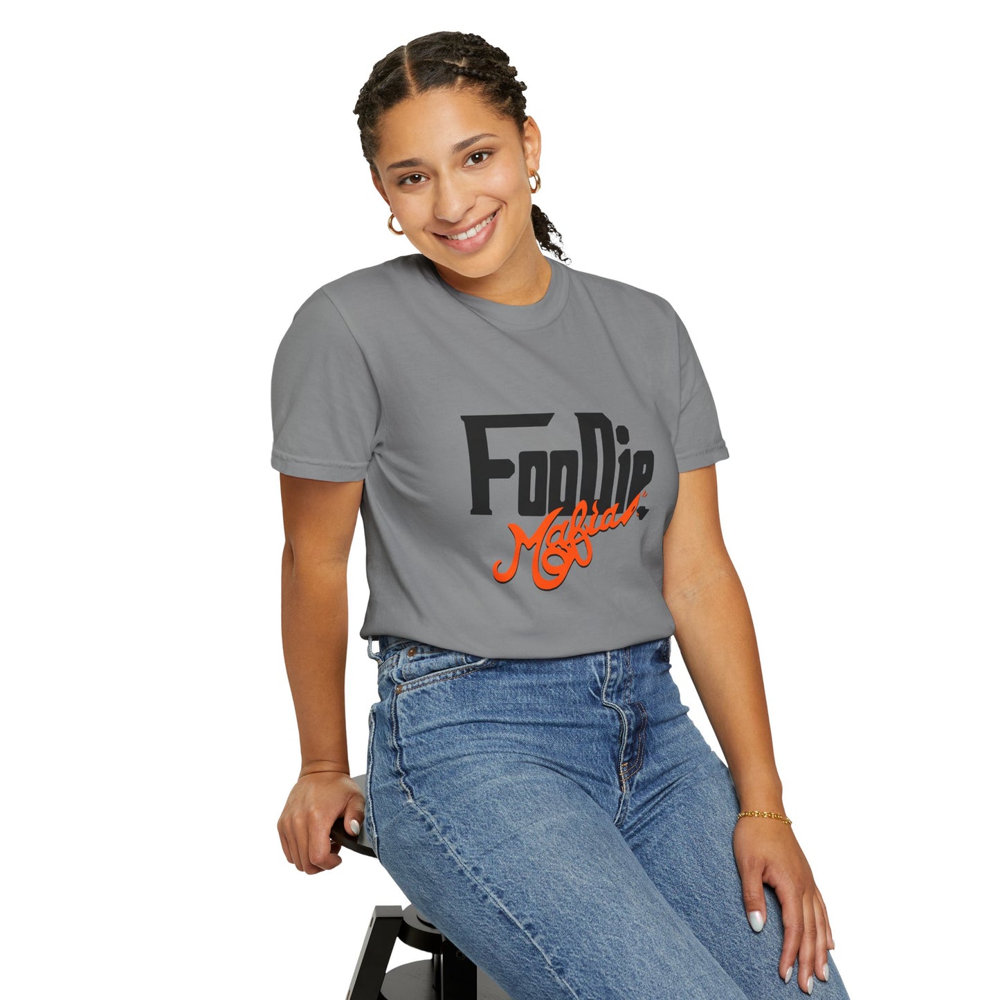 L.O.E.F Foodie Mafia Unisex Tee Shirt (Flat Red)