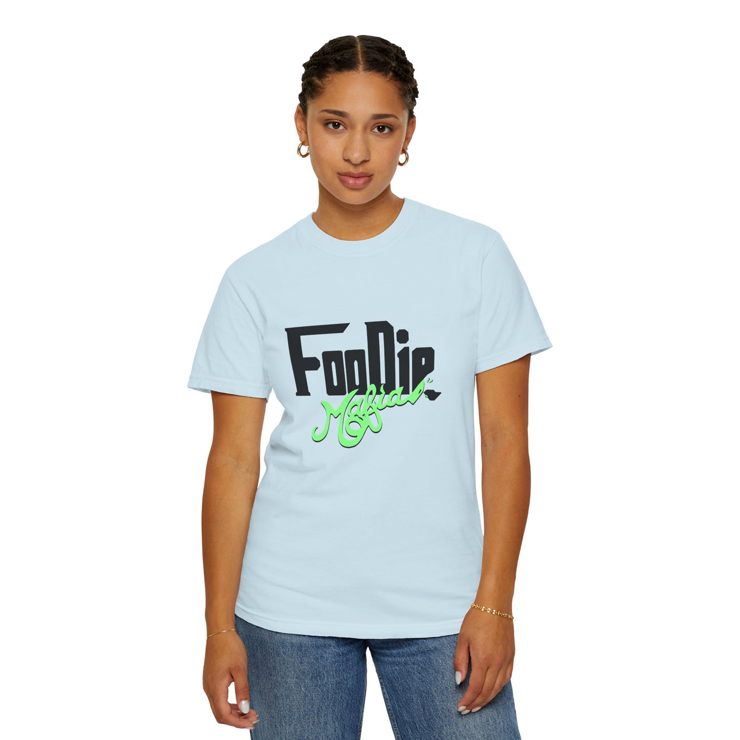 L.O.E.F Foodie Mafia Unisex Tee shirt (Mint Green)