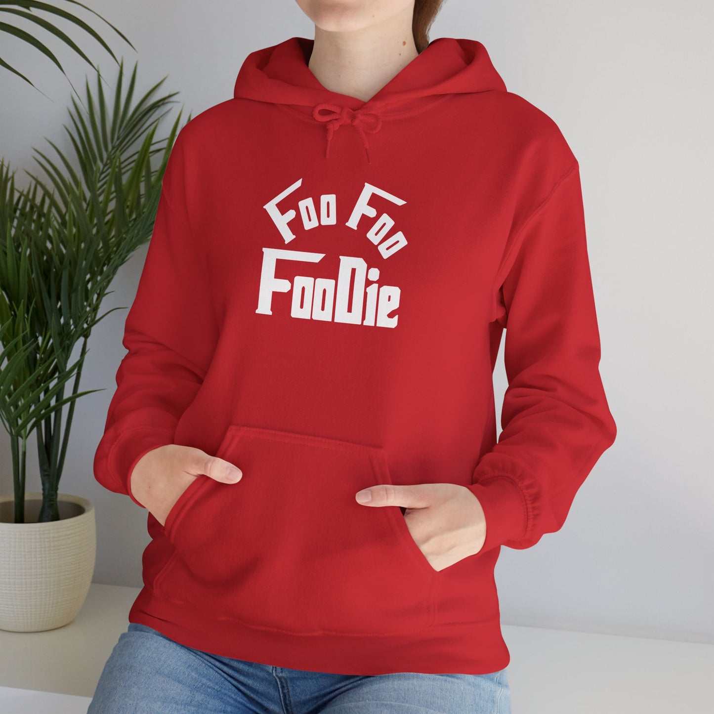 L.O.E.F Unisex Hooded Sweatshirt (White)