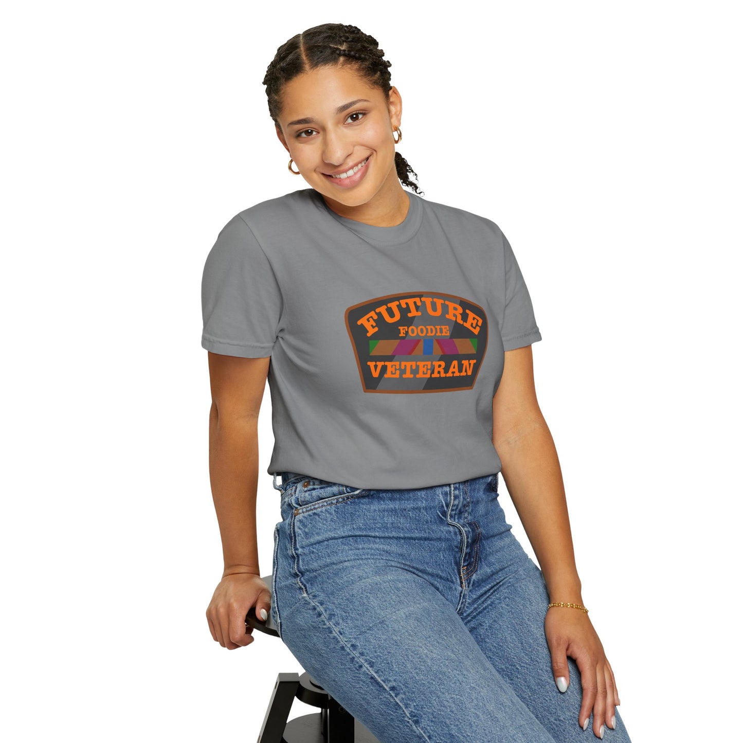 L.O.E.F Future Foodie Veteran Unisex Tee Shirt (Orange)