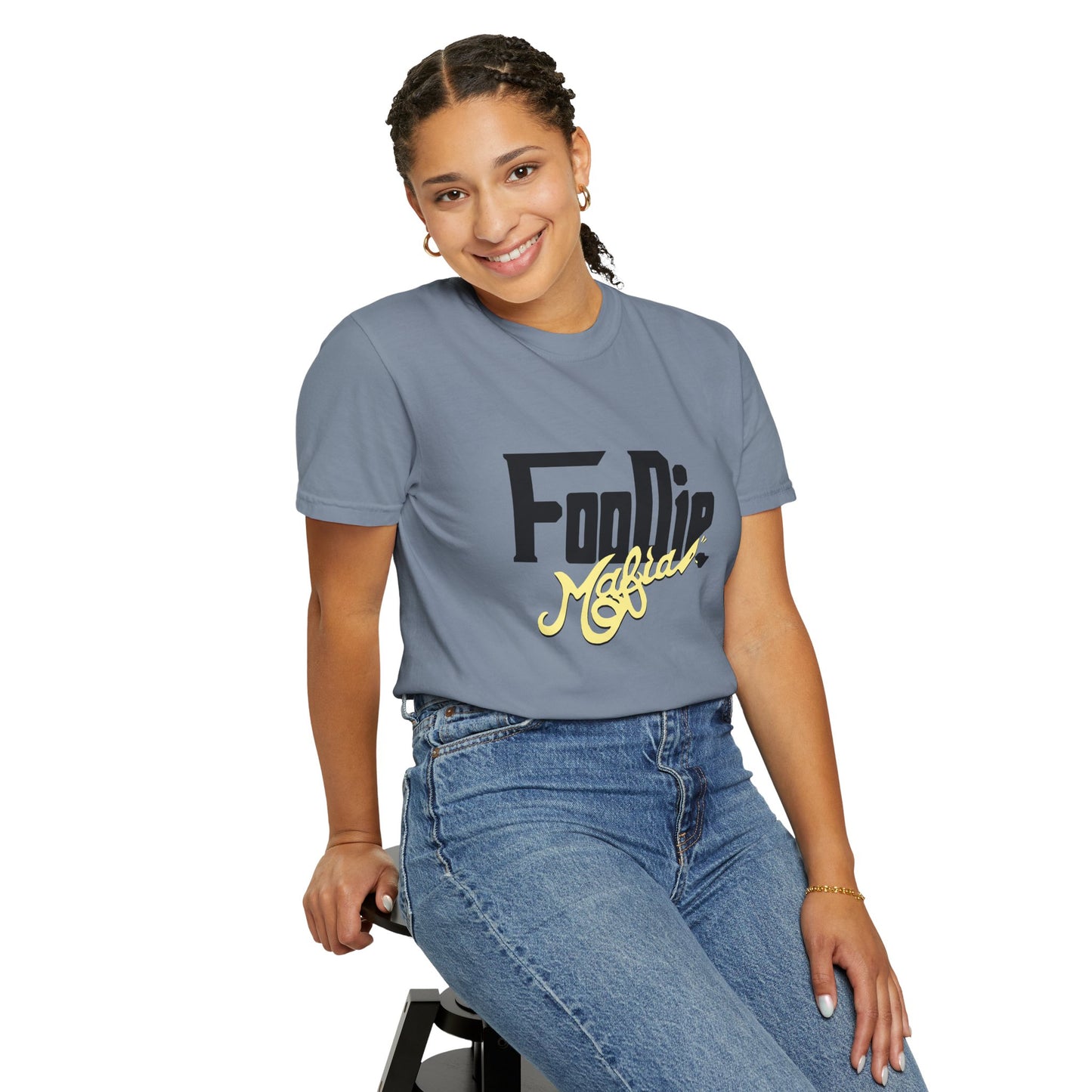 L.O.E.F Foodie Mafia Unisex Tee shirt (Soft Yellow)