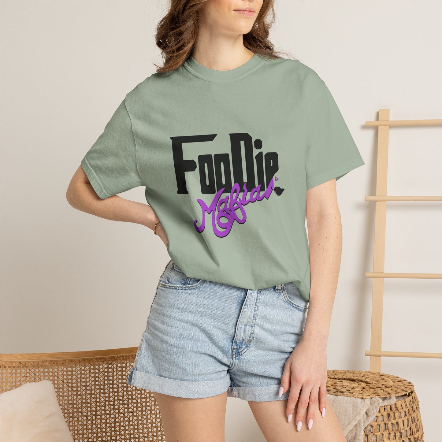 L.O.E.F Foodie Mafia Unisex Tee shirt (Bright Purple)