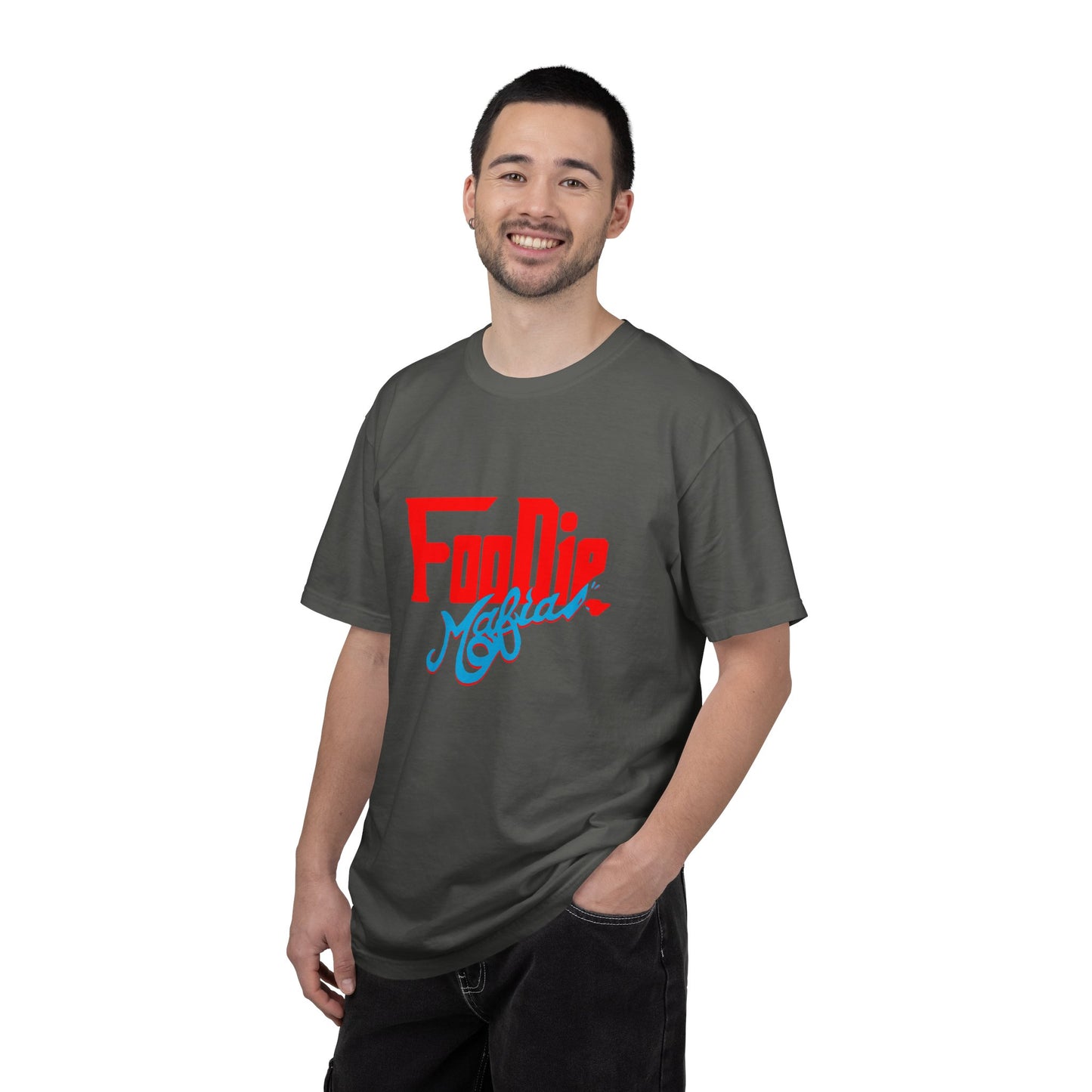 L.O.E.F Red Foodie Mafia Unisex Tee Shirt (Sky Blue)
