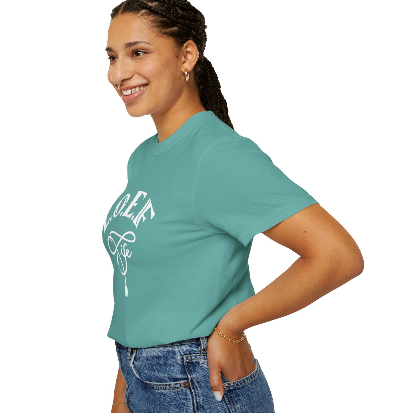 L.O.E.F Life Unisex Tee Shirt (White)