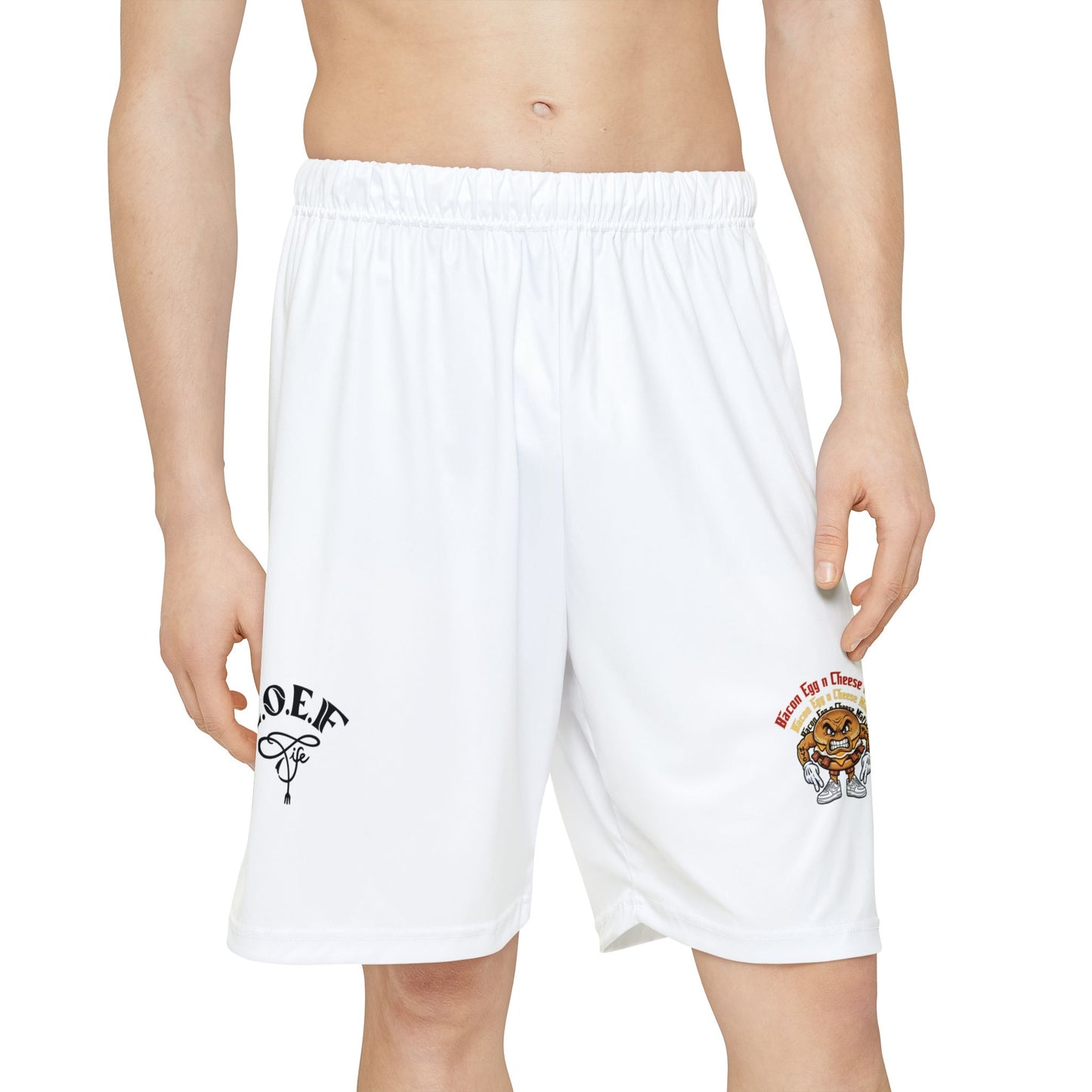 L.O.E.F Bacon Egg n Cheese Mafia Athletic Shorts