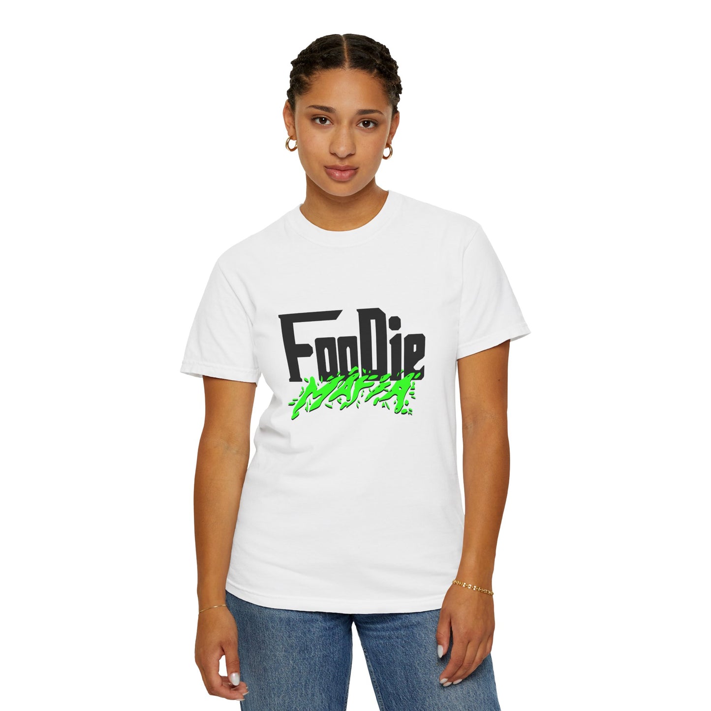 L.O.E.F Foodie Mafia Tee Shirt (Neon Green)