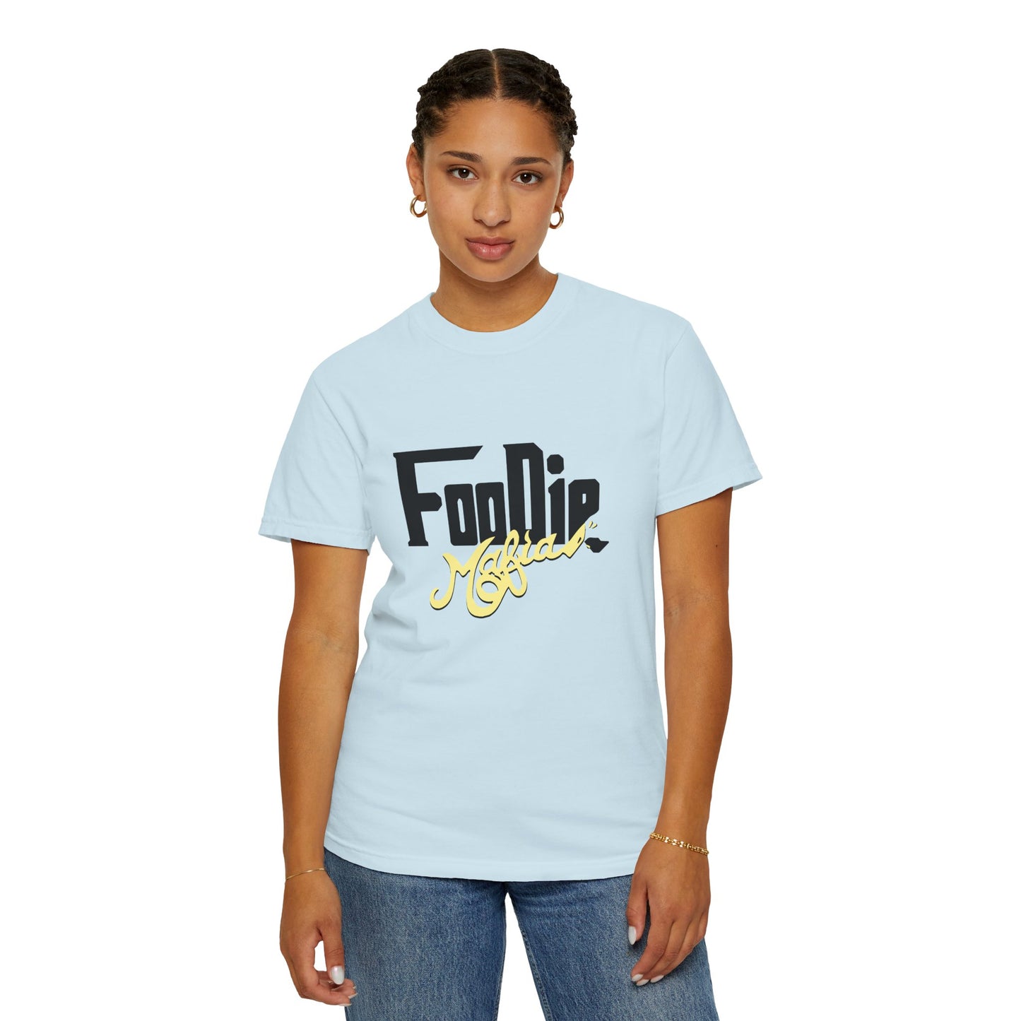 L.O.E.F Foodie Mafia Unisex Tee shirt (Soft Yellow)