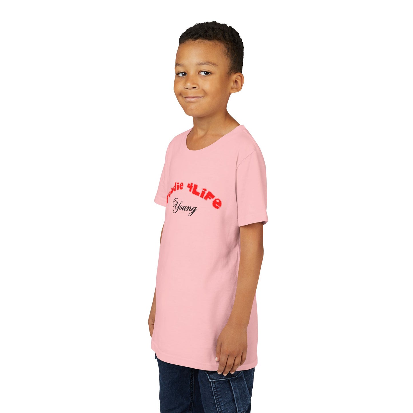 L.O.E.F Foodie 4Life Young Tee Shirt  (Fiery Red)