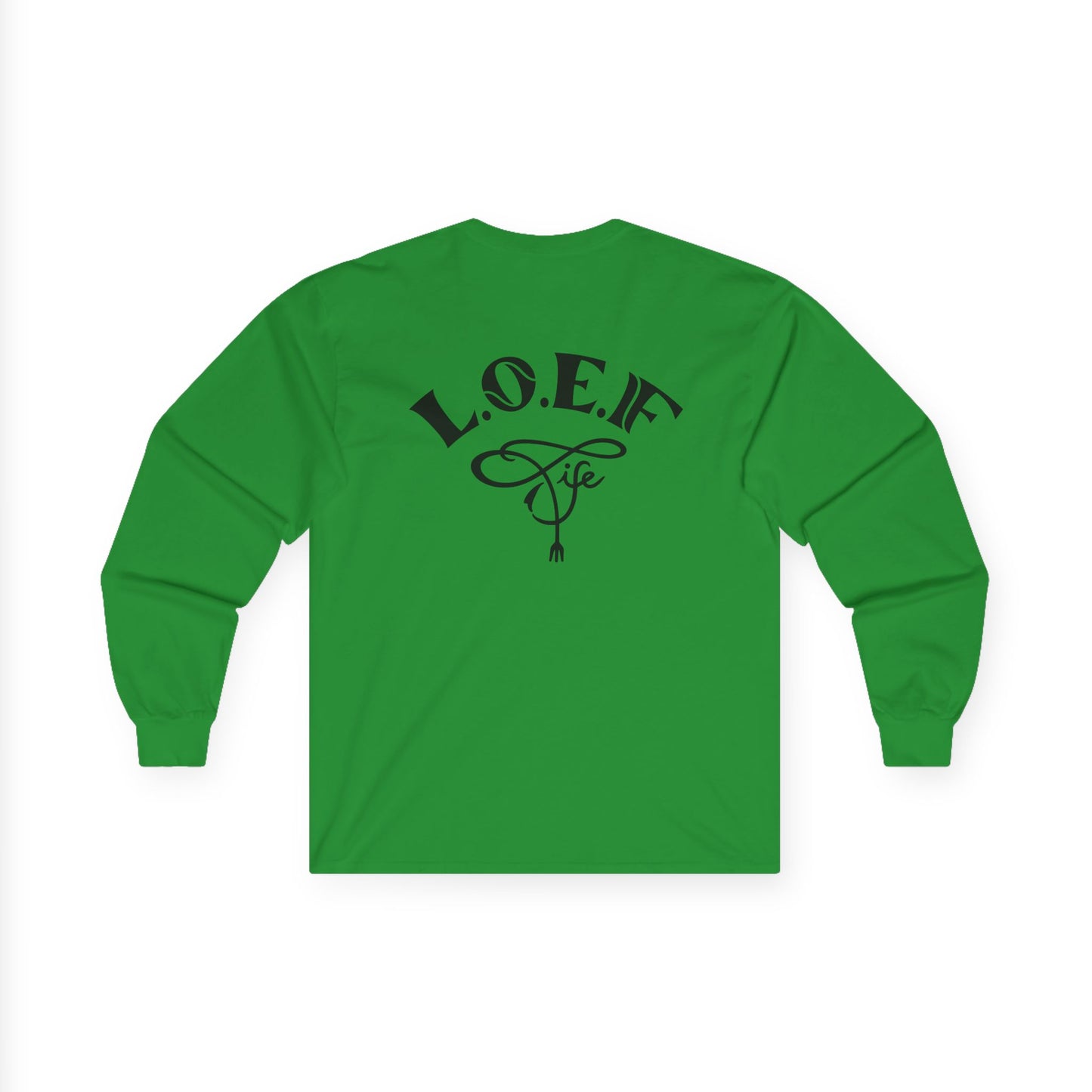 L.O.E.F Foodie 4Life Certified Long Sleeve Tee (Black)