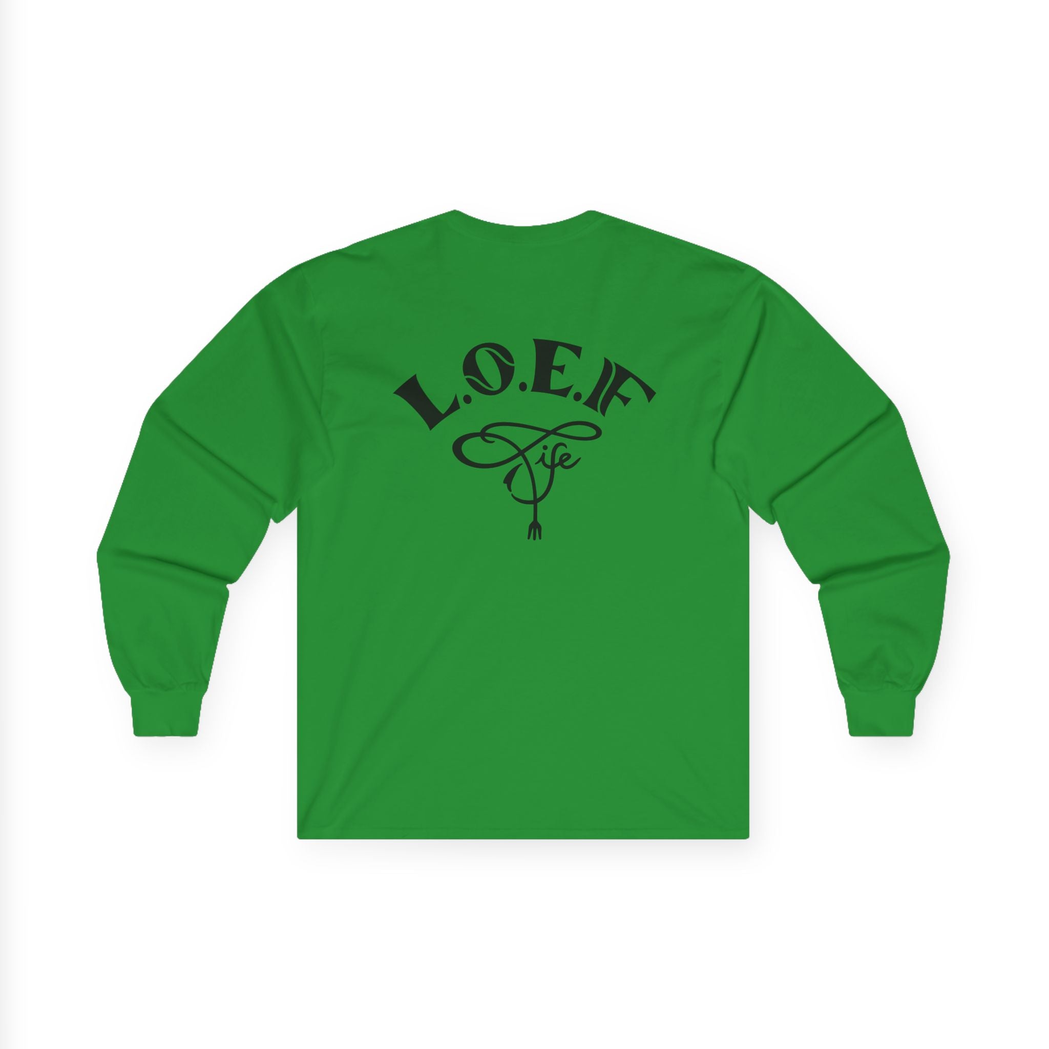 L.O.E.F Foodie 4Life Certified Long Sleeve Tee (Black)
