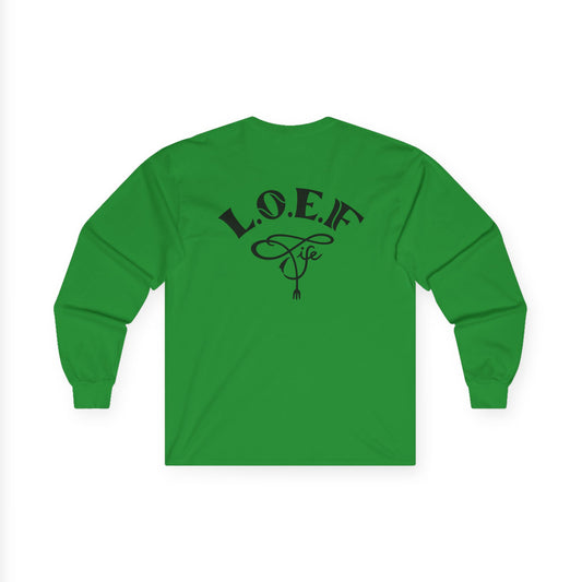 L.O.E.F Foodie 4Life Certified Long Sleeve Tee (Black)