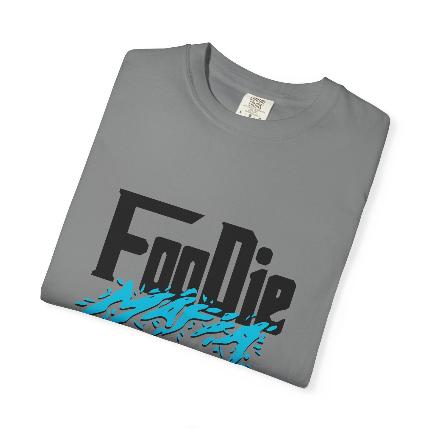 L.O.E.F Foodie Mafia Unisex Tee Shirt (Aqua Blue)
