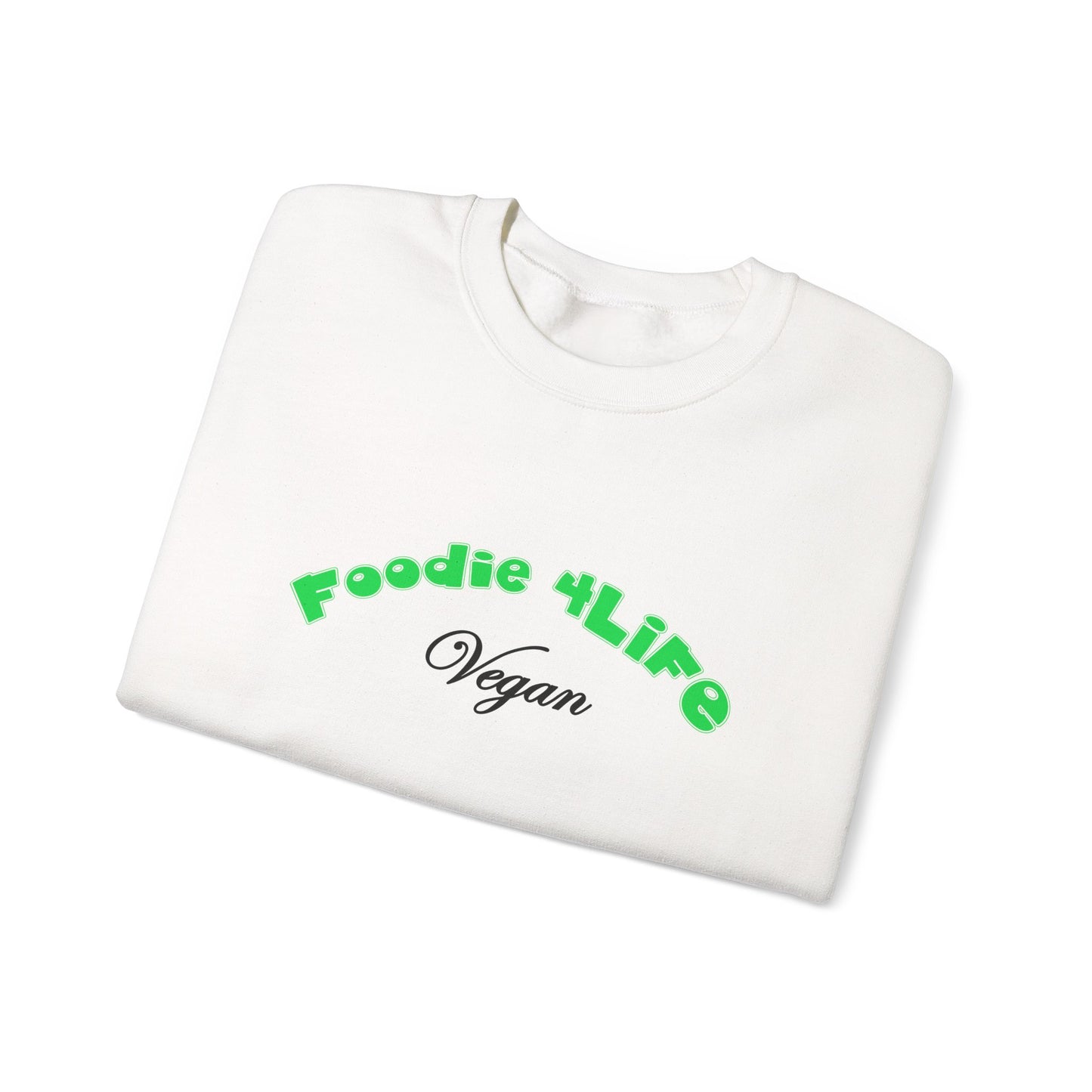L.O.E.F Foodie 4Life Vegan Unisex Sweatshirt (Machalite Green)