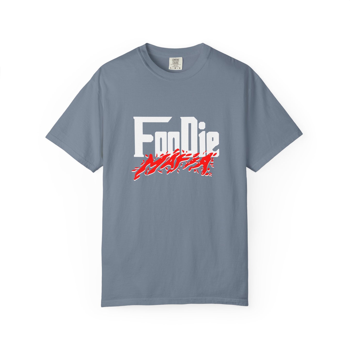 L.O.E.F White Foodie Mafia Unisex Tee shirt (Candy Apple Red)