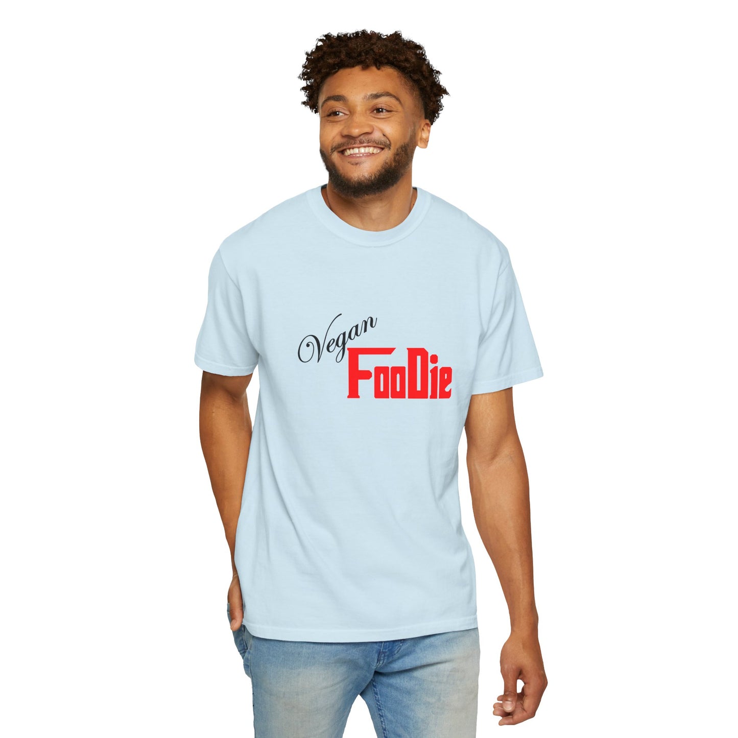 L.O.E.F Unisex Vegan Foodie Tee Shirt (Fiery Red)