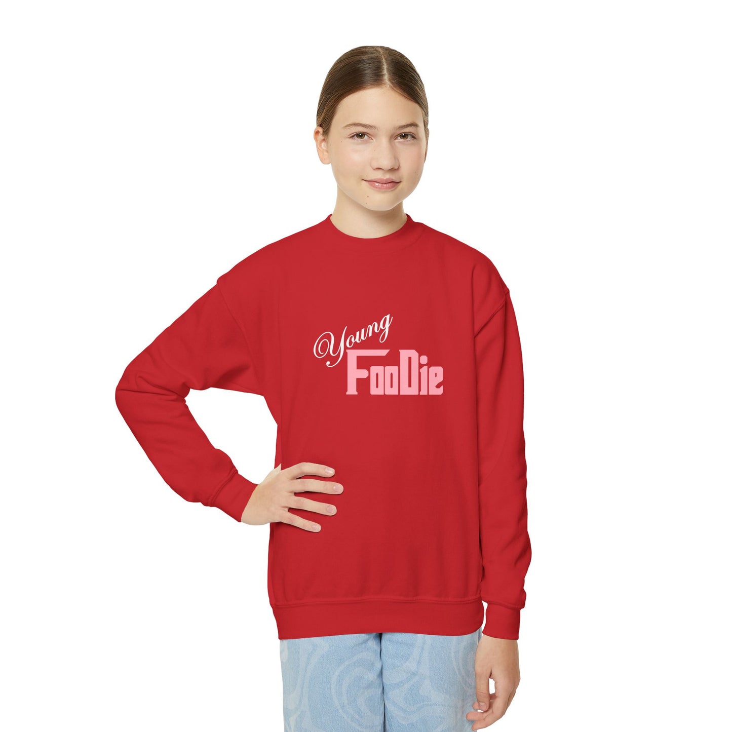 L.O.E.F Young Foodie Youth Sweatshirt (Soft Pink)