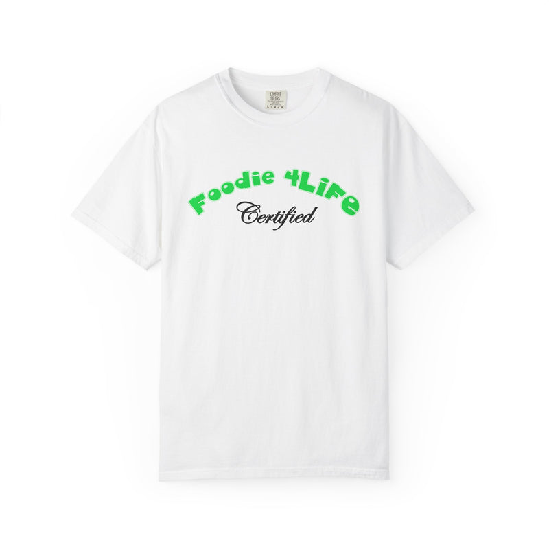 L.O.E.F Foodie 4Life Certified Unisex Tee Shirt (Machalite Green)