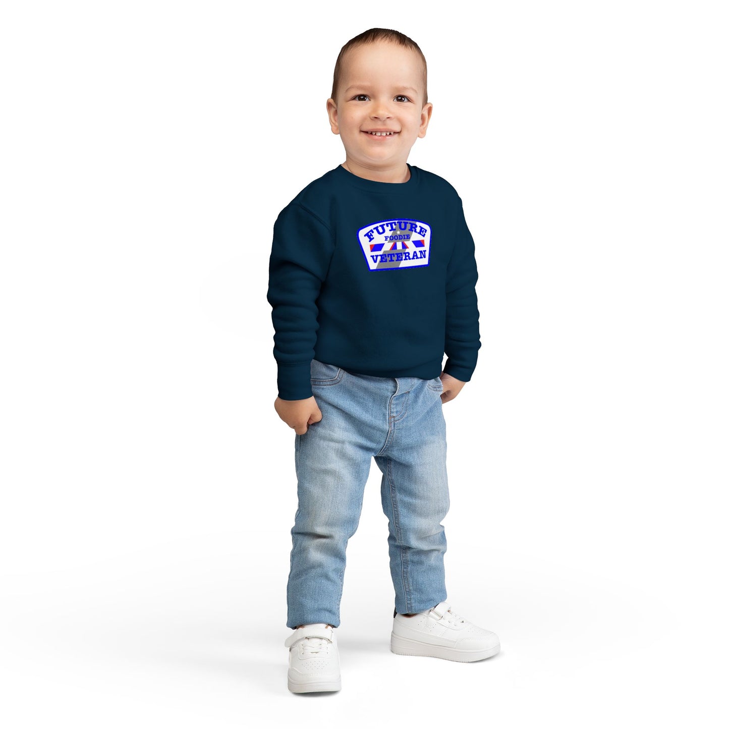 L.O.E.F Future Foodie Veteran Baby Sweatshirt (Blue)
