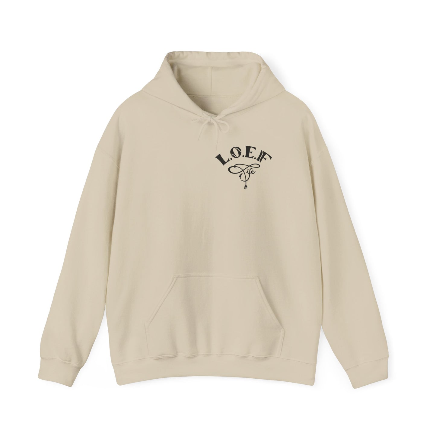 L.O.E.F Foodie 4Life Vegan Hoodie (Fuchsia)