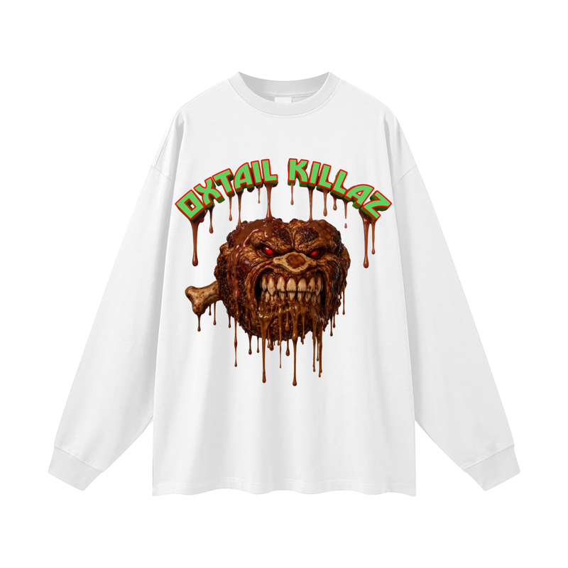 L.O.E.F. Life Oxtail Killaz Oversized Unisex Long Sleeve T-Shirt