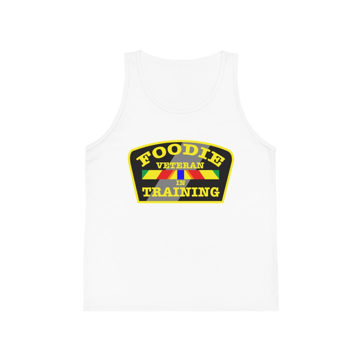 L.O.E.F Foodie Veteran In Training Kids Tank Top (Yellow)