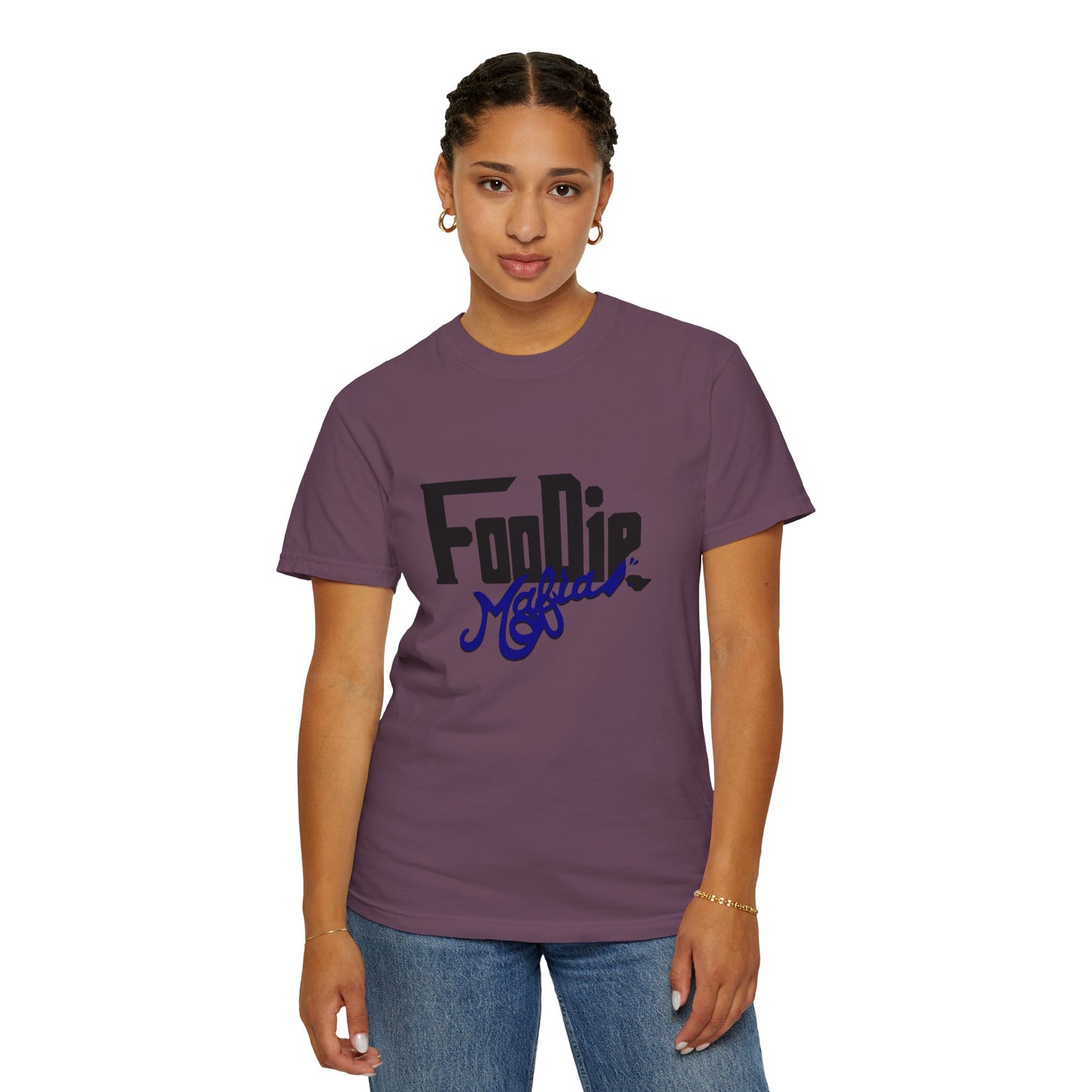 L.O.E.F Foodie Mafia Unisex Tee shirt (Dark Blue)