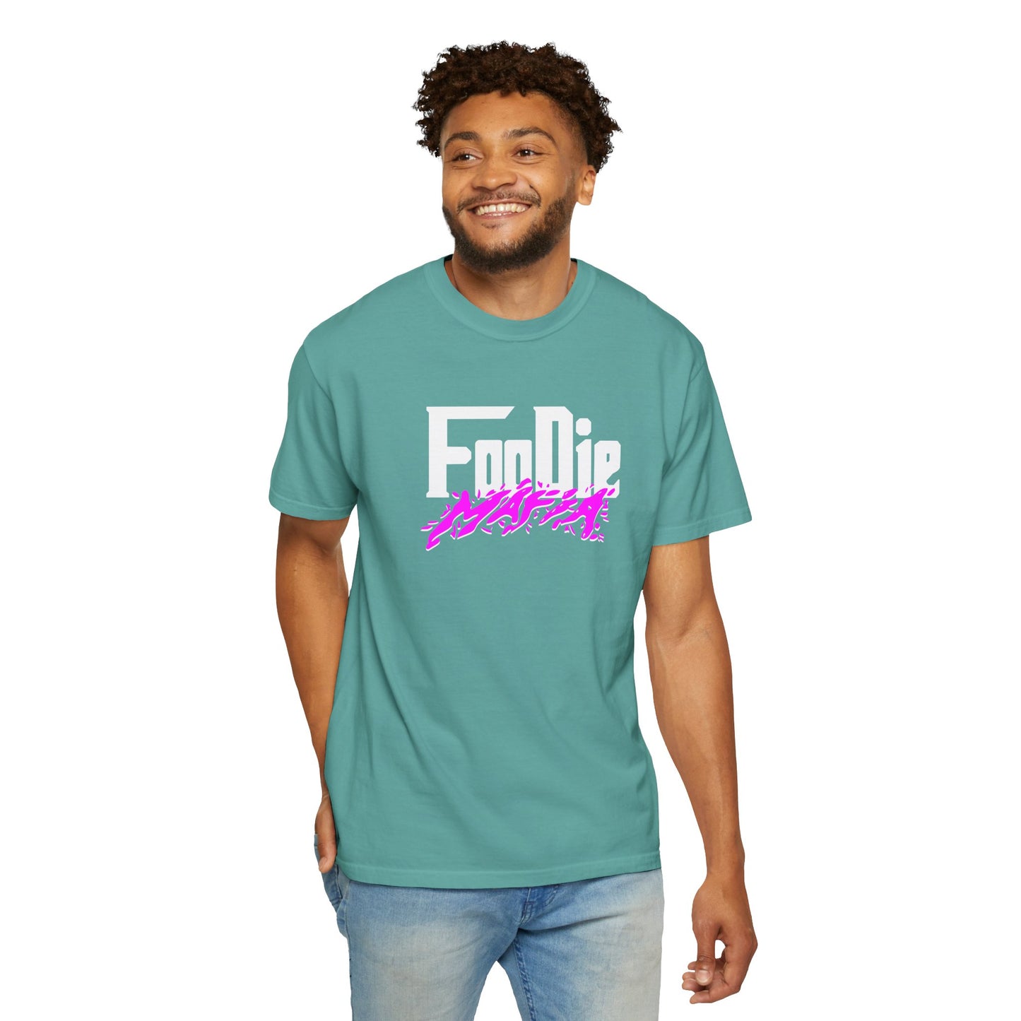 L.O.E.F Foodie Mafia Unisex Tee Shirt  (Purple)