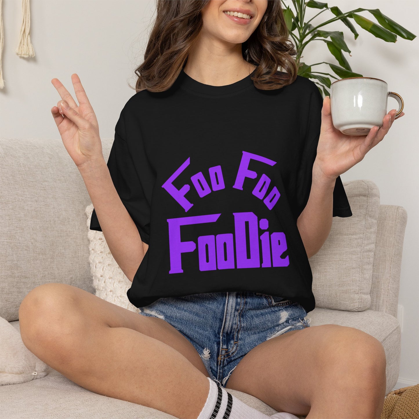 L.O.E.F Foo Foo Foodie T-Shirt (Purple)